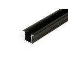 LEDIMAX LED-Aluminiumprofil EASY10-K 2m schwarz