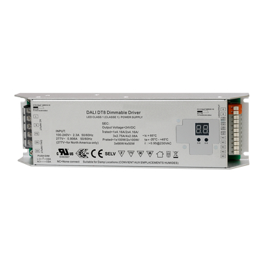 LEDIMAX LED-Netzteil DALI DT8 24V 200W 4 Kanal SingleColor/RGB/RGBW/CCT IP20