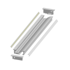 LEDIMAX LED-Aluminiumprofil SITARA 2m silber inkl....