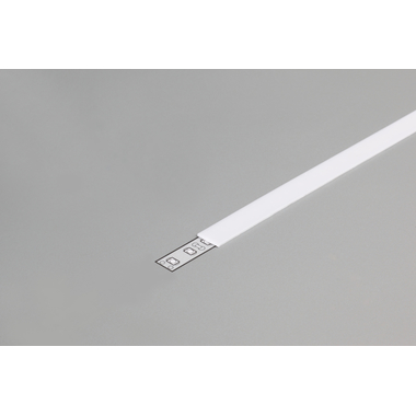 LEDIMAX Einschubabdeckung LED-Aluminiumprofil SLENDER, VERSO, EASY10, STAIRWAY 2m weiß