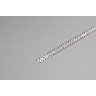 LEDIMAX Einschubabdeckung LED-Aluminiumprofil 10mm 2m transparent