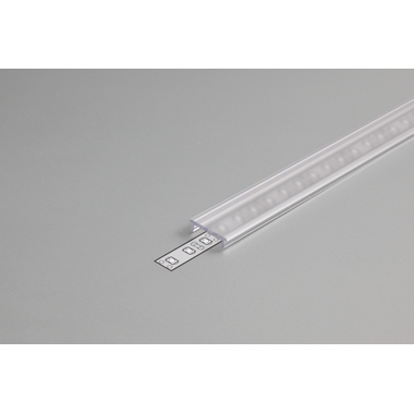 LEDIMAX Klick-Abdeckung LED-Aluminiumprofil 14mm 2m transparent