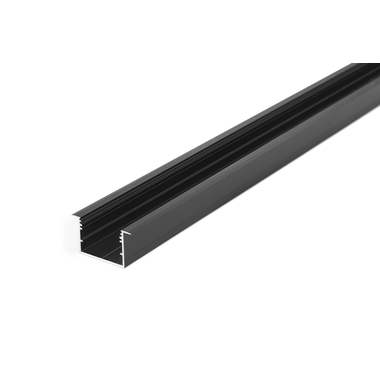 LEDIMAX LED-Aluminiumprofil VARUS-G Einbau 2m schwarz